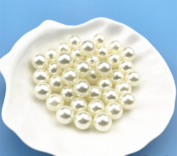 6mm-14mm / Round Pearl Beads (No Hole)