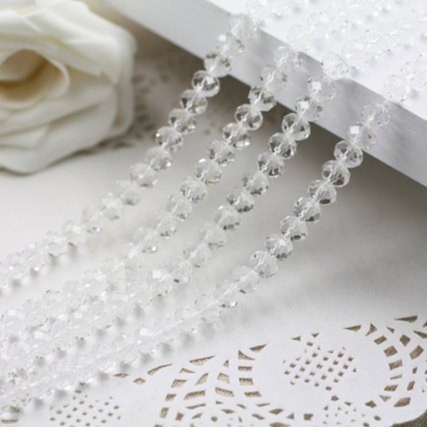 3mm /  Ronldelle Crystal Glass Beads, Jewellery Making