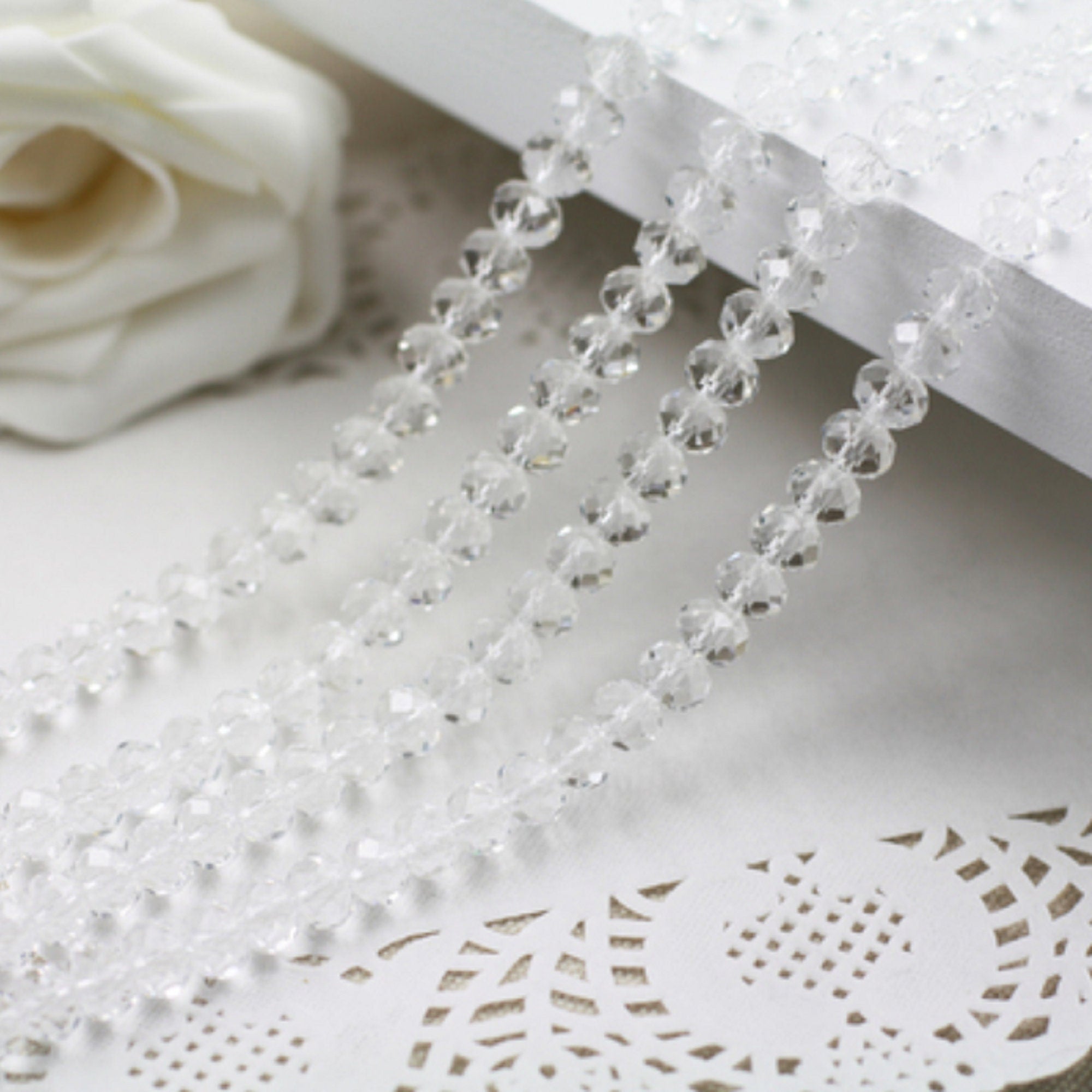 3mm /  Ronldelle Crystal Glass Beads, Jewellery Making