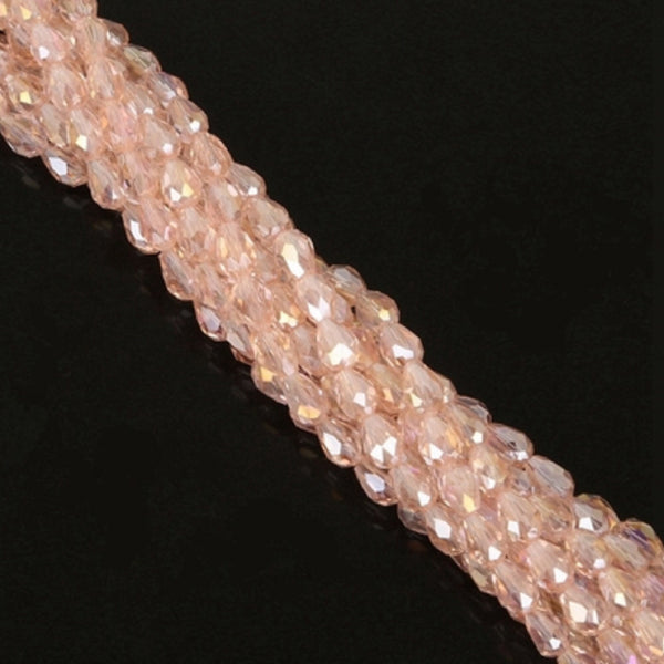 8 x 8mm / Mixed Teardrop Crystal Beads