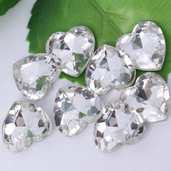 50 pcs / 8mm / Mixed Point Back Crystals  C31