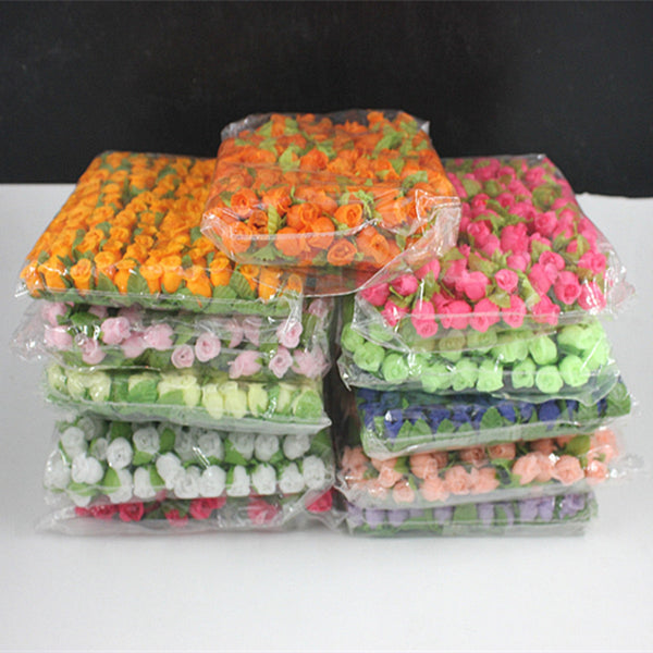 60 Pcs x 1.5cm Mixed Mini Artificial Flowers  SF011