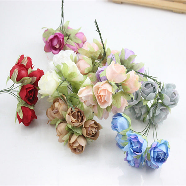 30 Pcs / 3cm / Mini Artificial Flowers  SF007