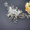 Bridal Hair Accessories Flower Wedding Comb F011