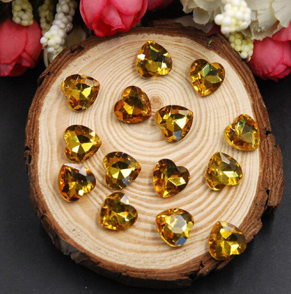 50 pcs / 8mm / Mixed Point Back Crystals  C31