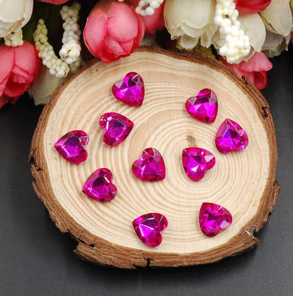 50 pcs / 8mm / Mixed Point Back Crystals  C31