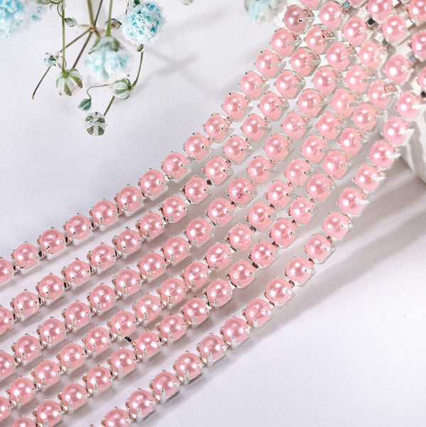 3 Metres / 2.5mm / Pearl Chain  C24