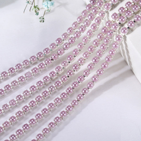 3 Meters / 2.5mm / Pearl Chain C24