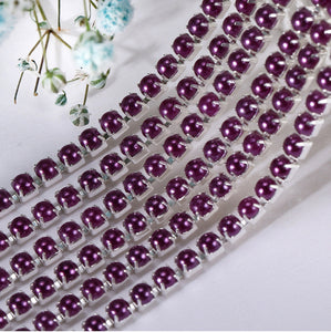 3 Meters / 2.5mm / Pearl Chain C24