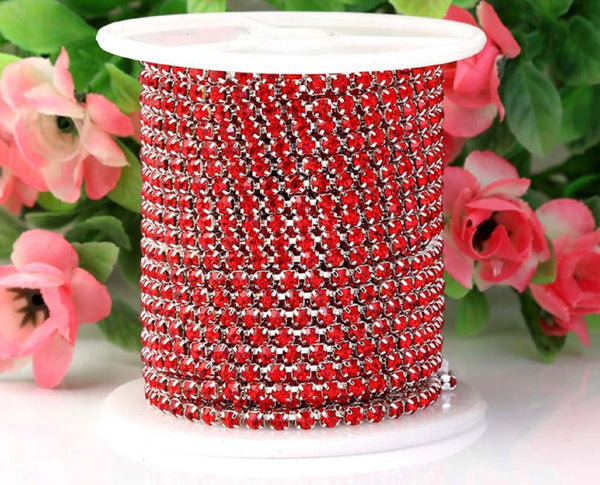 3 Meters / 2.5mm / Rhinestone Diamante Chain C23