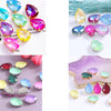 (S32)  25 Pcs / 10 x 14mm / Mix Sew On Rhinestone Teardrop Beads