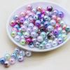 50g / 10mm Mixed Colours Pearl Beads (48g)