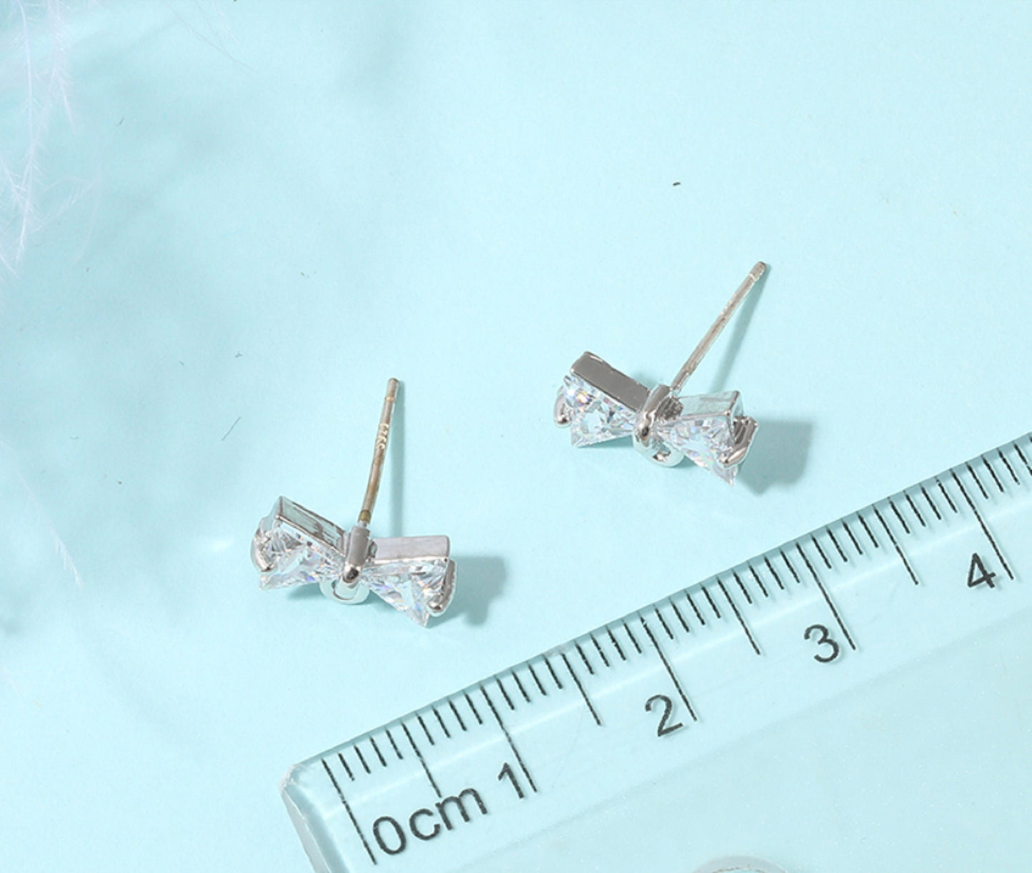 10 pcs / 10mm / Gold Plated Crystal Stud Earrings with Loops EK79 / EK96