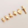 (EK92) 5 Pcs / Gold Plated Earrings Accessories