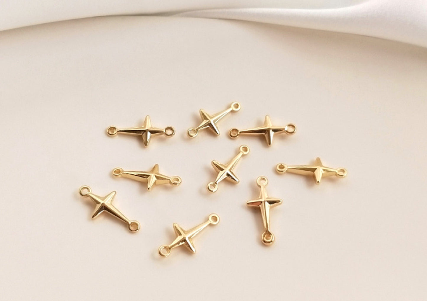 (EK92) 5 Pcs / Gold Plated Earrings Accessories