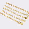 2 pcs / Gold Plated Bracelet Extension without Clasp EK37-EK40
