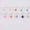 (EK34S) 10 pcs / 4mm / Gold Plated Clip On Screw Back Crystal Earrings Hoop