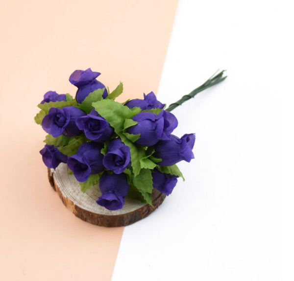 60 Pcs x 1.5cm Mixed Mini Artificial Flowers  SF011