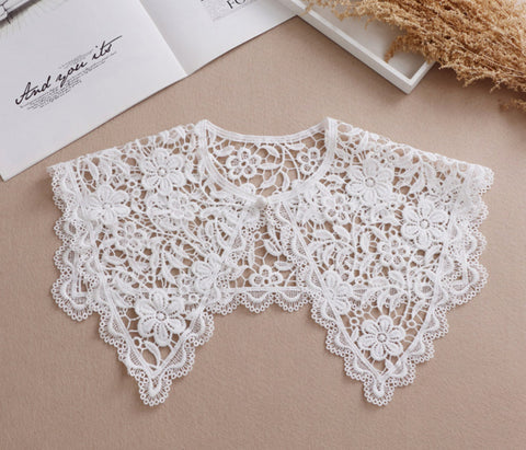 White Fake Lace Collar B31(K-small)