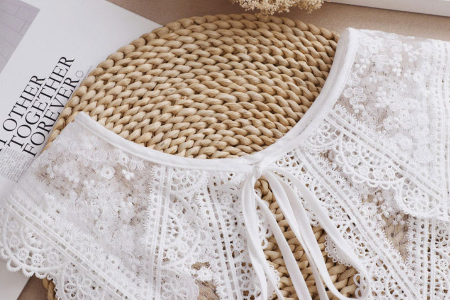 Off White Fake Collar, False Collar, Removable Collar  B62(K)-small