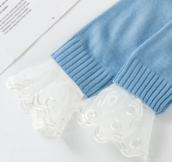 2 pcs / Off White Fake Lace Sleeve Cuffs, False Wrist Cuffs, Removable Wrist Cuffs   SC014(K)