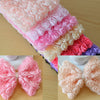 5 packs / 6 Rows / DIY Headband Bow Rose Lace Trim  TR009