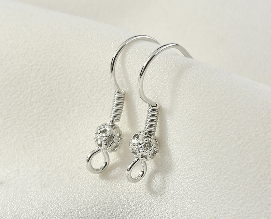 (EK40) 10 pcs /  Gold Plated / Earrings Hooks