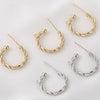 (EK45) 10 pcs / Gold Plated Earrings Hoop