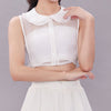 B114 / Off White Fake Collar, Off White Elegant Lace Fake Collar, False Collar, Removable Collar