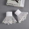 2 pcs / Off White Fake Lace Sleeve Cuffs, False Wrist Cuffs, Removable Wrist Cuffs   SC014(K)