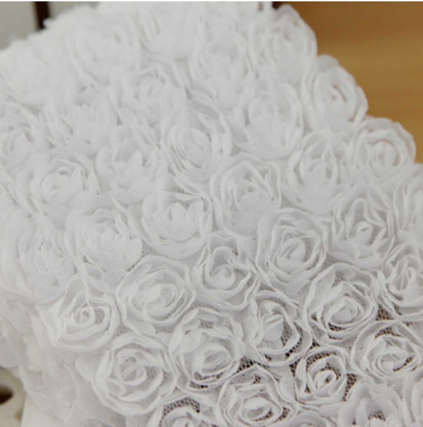 5 packs / 6 Rows / DIY Headband Bow Rose Lace Trim  TR009