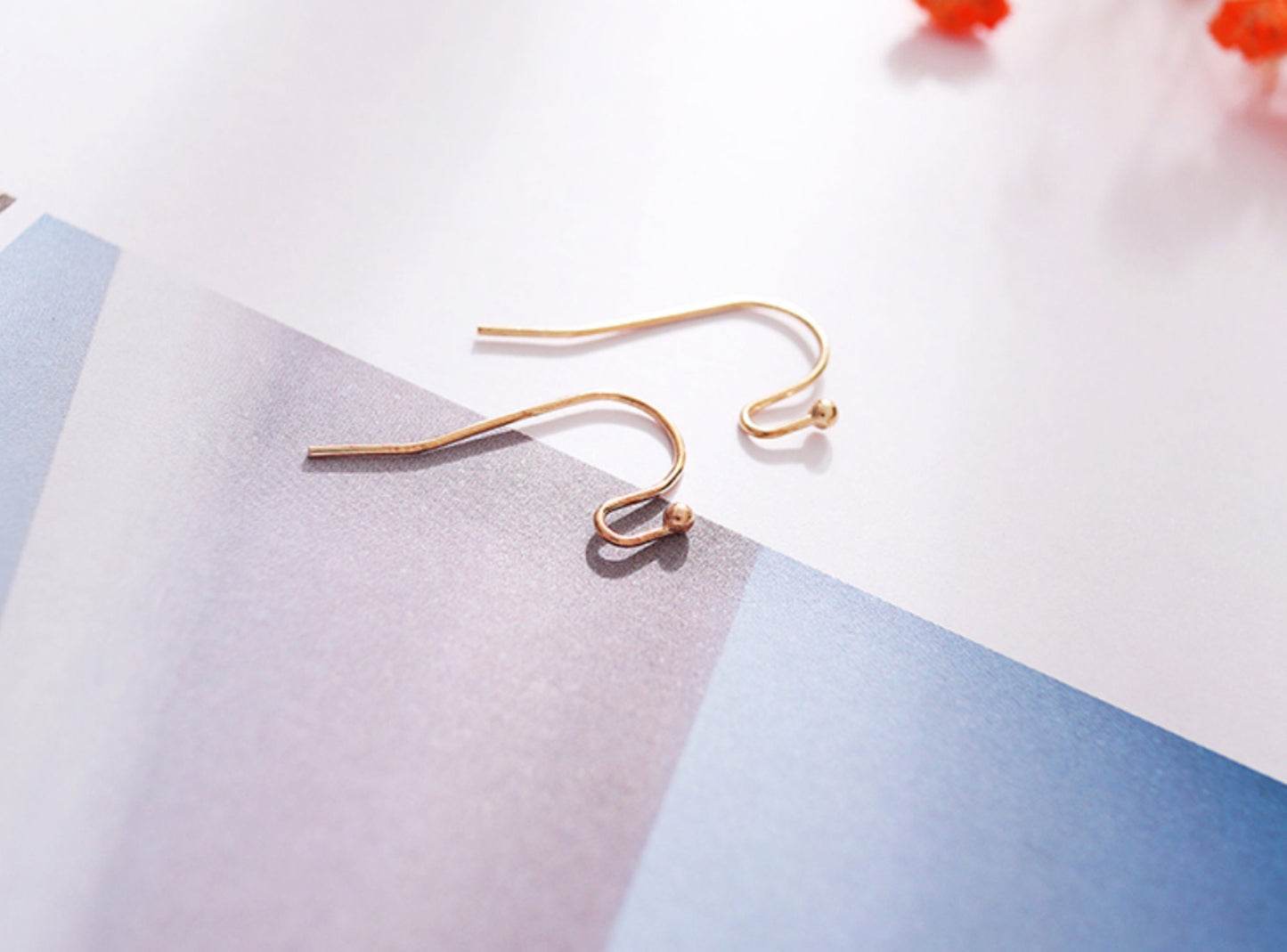 (EK35) 10 pcs /  Gold Plated / Earrings Hooks
