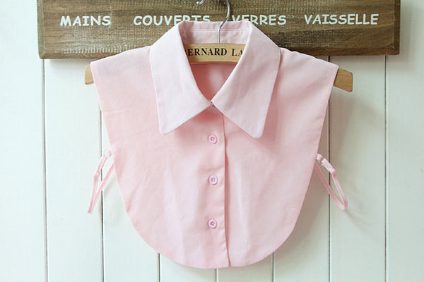 Pink, Dark Blue / Chiffon Fake Collar, False Collar, Removable Collar  B609(K)