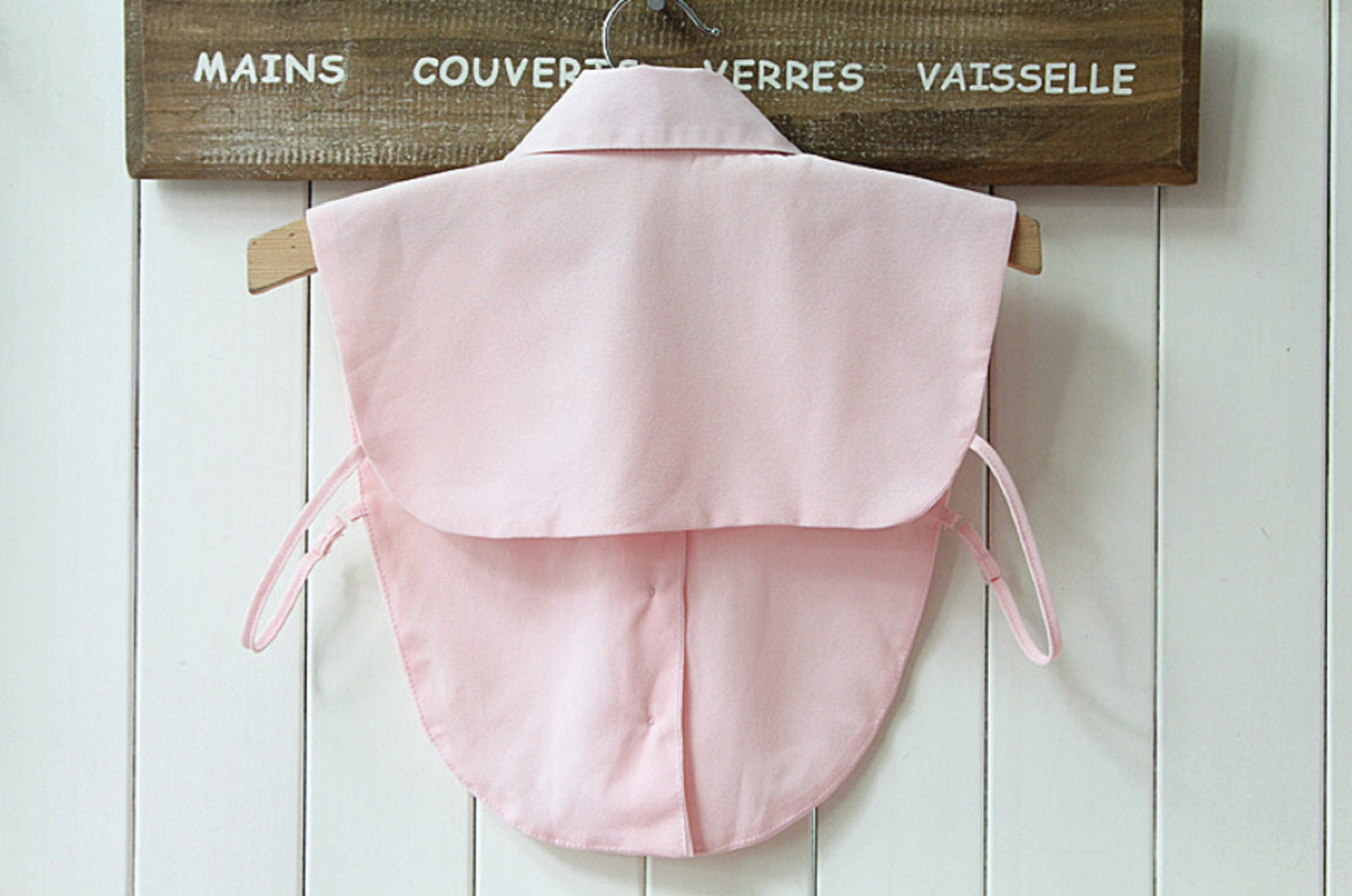 Pink, Dark Blue / Chiffon Fake Collar, False Collar, Removable Collar  B609(K)