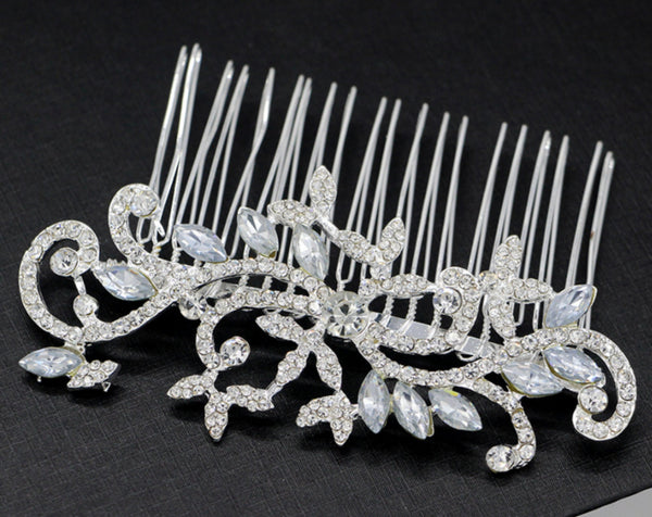 Bridal Hair Accessories Crystal Wedding Comb A002