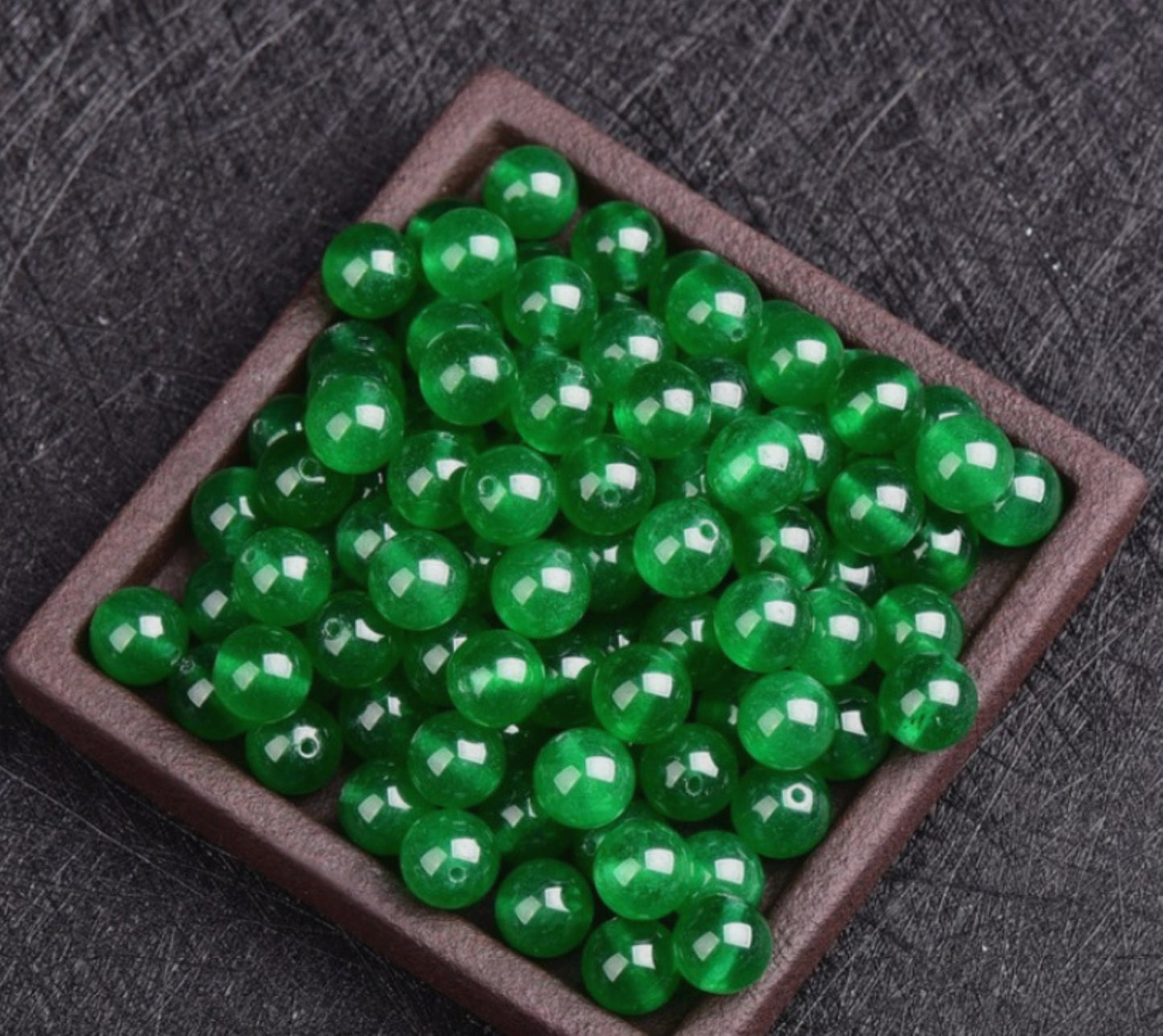 6mm, 8mm, 10mm / Mix Round Glass Beads