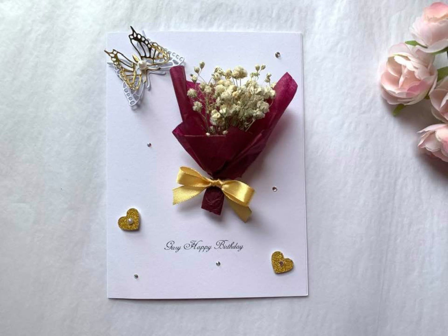 Luxury Handmade Personalised Birthday Card  C007
