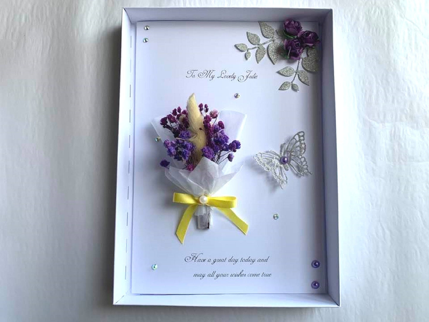 Luxury Handmade Personalised Birthday Card  C025A