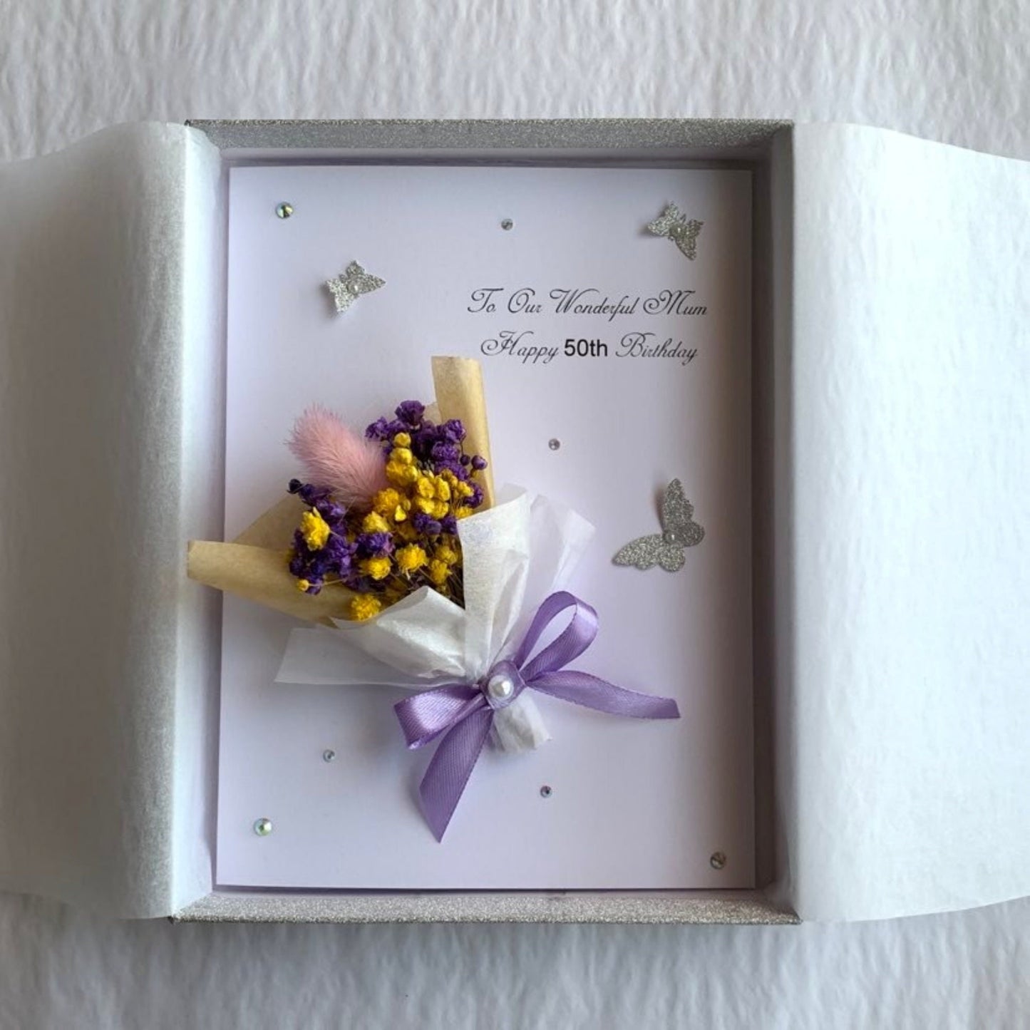 Luxury Handmade Personalised Birthday Card  C044