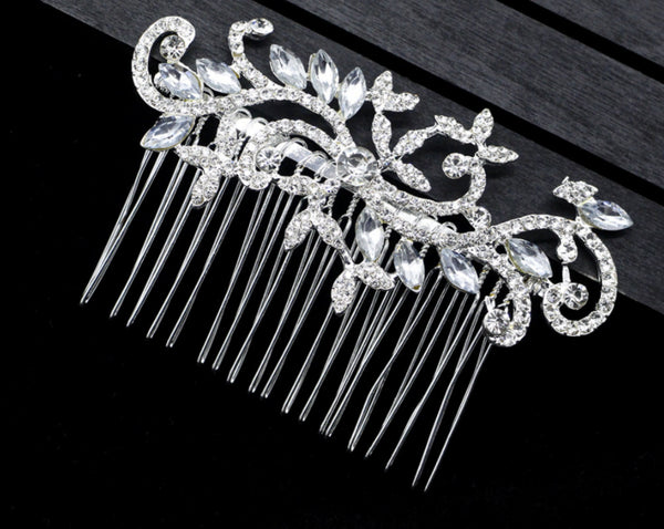 Bridal Hair Accessories Crystal Wedding Comb A002