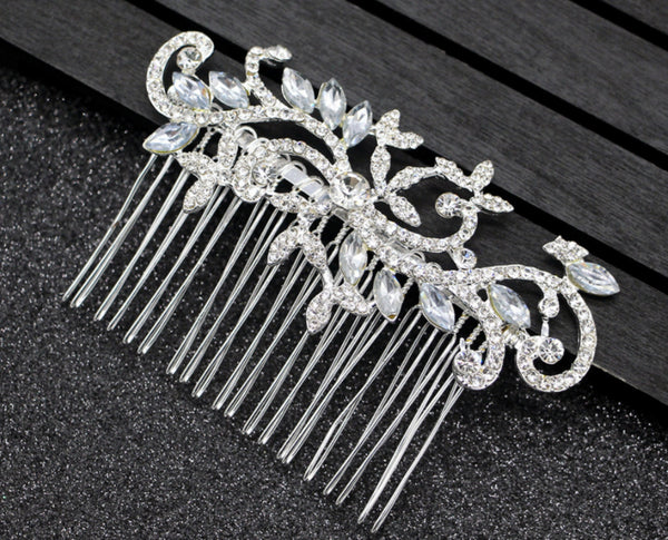 Bridal Hair Accessories Crystal Wedding Comb A002