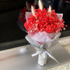 Red Preserved Baby Breath Bouquet  BB010