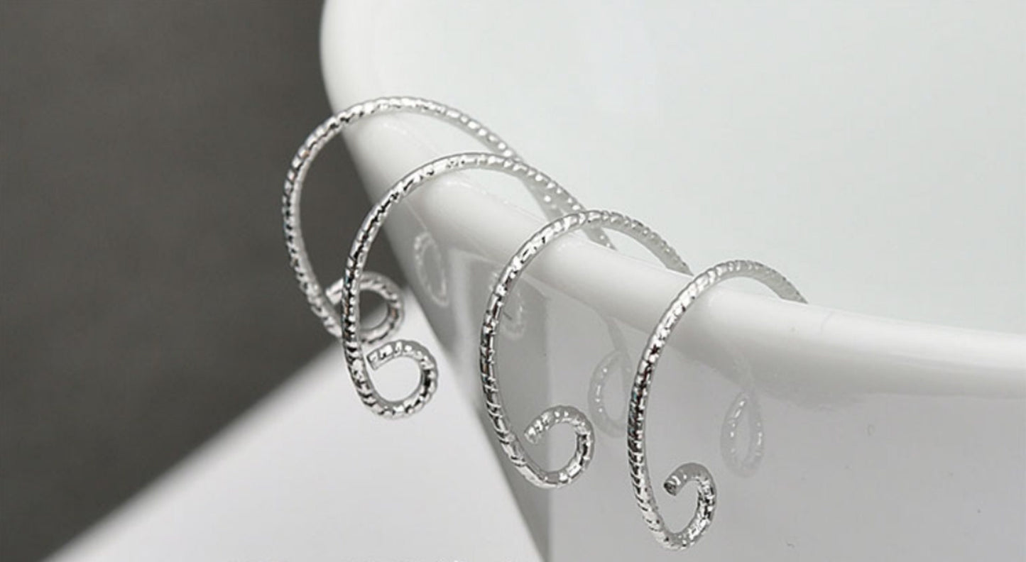 (EK12) 10 pcs / Gold Plated Hoop Earrings, Jewellery Making Findings