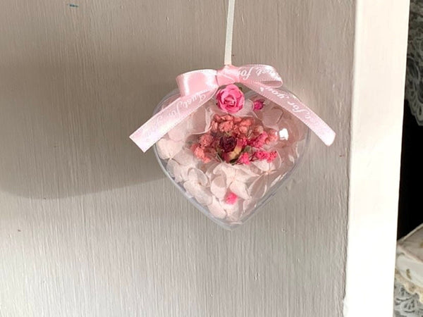 Eternal Acrylic Flower Heart, Dried Flower Birthday Gift, Preserved rose flower Home Decor, Handmade Gift, Birthday Flowers, HD002