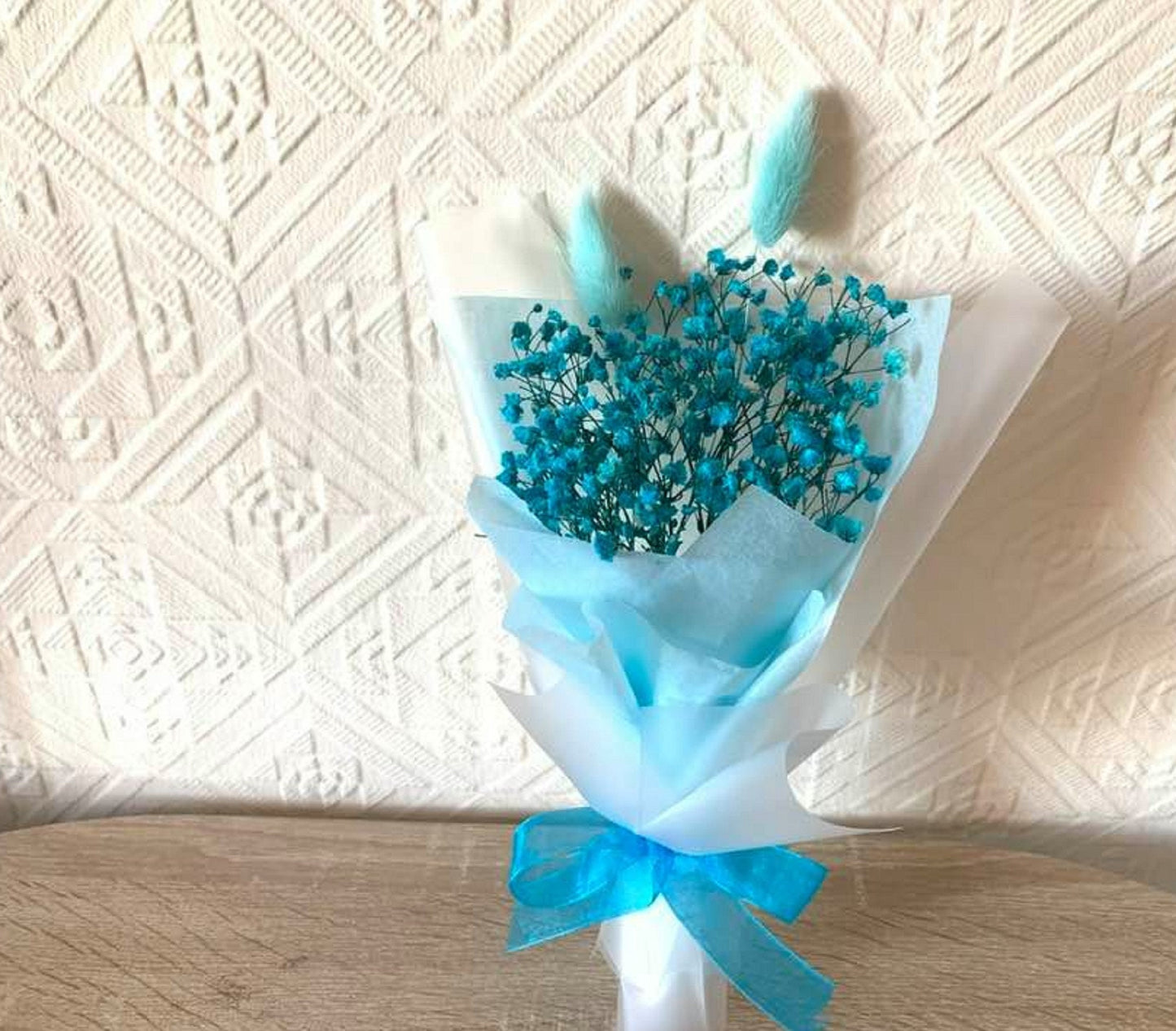 Blue Dried Flower Bouquet