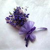 Purple Dried Flower Bouquet  DF002
