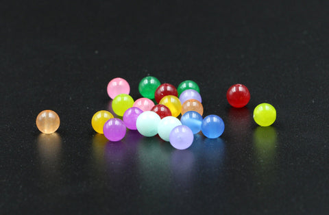 6mm, 8mm, 10mm / Mix Round Glass Beads