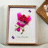Luxury Handmade Preserved Birthday Card  C030