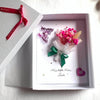 Luxury Handmade Personalised Flower Birthday Card  C005