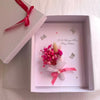 Luxury Handmade Preserved Dried Flower Birthday Card  C010